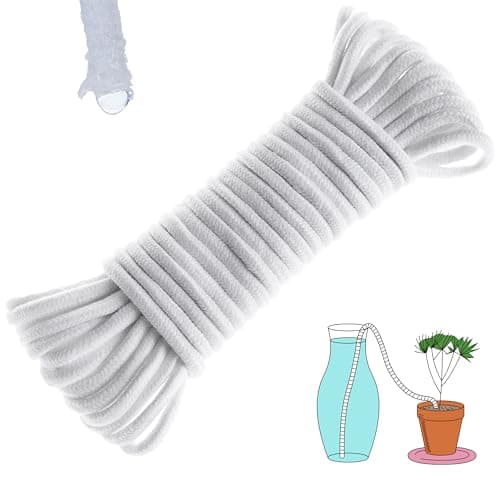 ORIMERC Self-Watering Wick Cord, 1/4 in x 50 ft