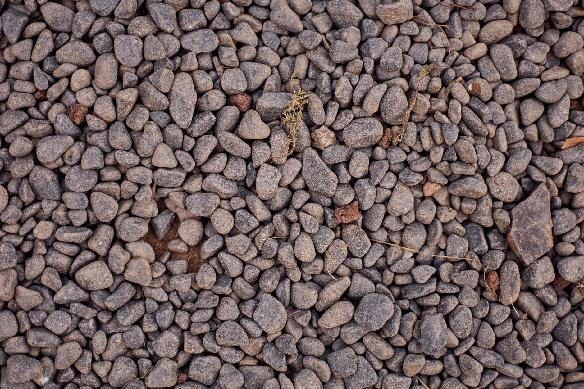 Smooth rounded pebbles filling the frame