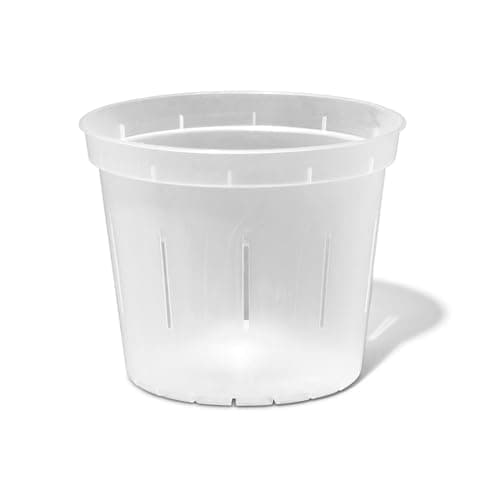 rePotme 5-Inch Slotted Orchid Pots, 3 Pack