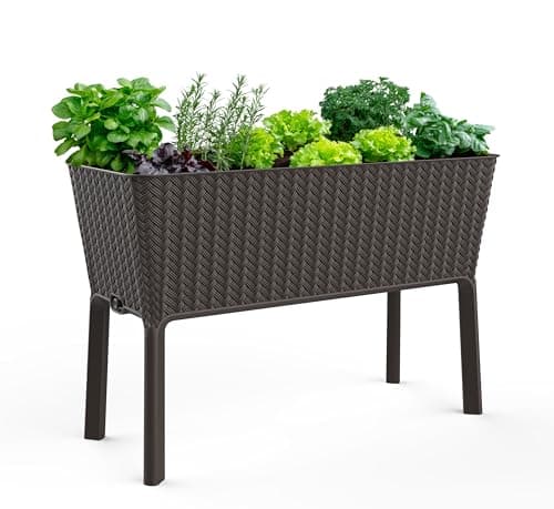Keter Splendor 31.7 Gallon Raised Garden Bed