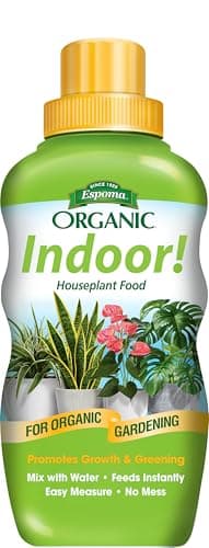 Espoma Organic Indoor! Plant Food, 8 oz concentrate