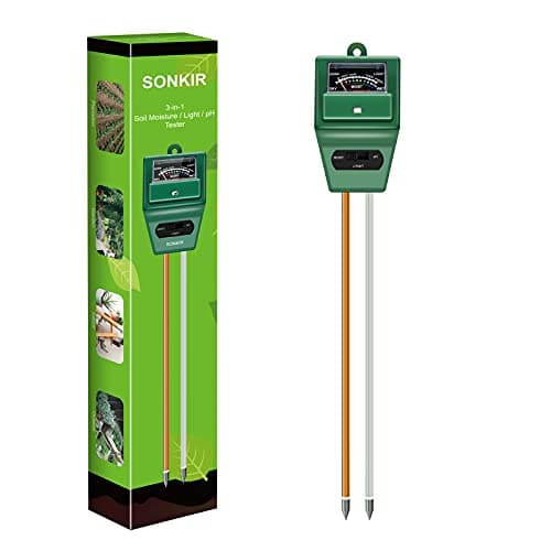 SONKIR MS02 3-in-1 Soil Moisture, Light and pH Tester