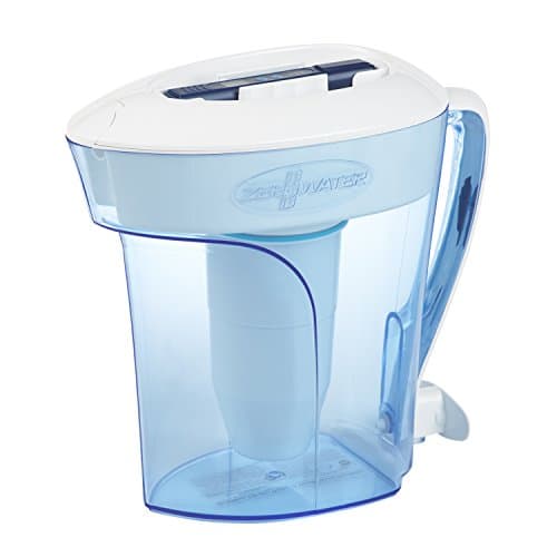 ZeroWater 10-Cup Ready-Pour Pitcher, 5-Stage Filter