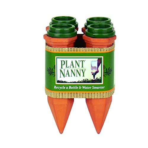Plant Nanny Watering Spikes with Bottle Adapter