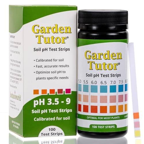 Garden Tutor Soil pH Test Strips, 100 Strips