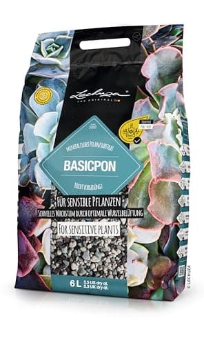 LECHUZA BASICPON Fertilizer-Free Mineral Substrate, 1.4 US dry gal